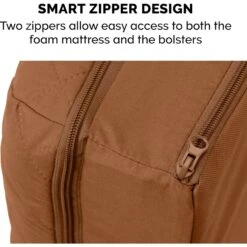 FurHaven Quilted Memory Top Bolster Cat & Dog Bed With Removable Cover -Blue Buffalos Shop 172324 PT7. AC SS1800 V1703881046