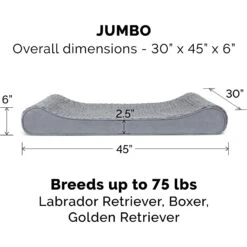 FurHaven Ultra Plush Luxe Lounger Orthopedic Cat & Dog Bed With Removable Cover -Blue Buffalos Shop 172406 PT4. AC SS1800 V1625264293