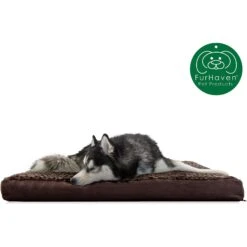 FurHaven Ultra Plush Deluxe Cooling Gel Pillow Dog Bed With Removable Cover -Blue Buffalos Shop 173191 PT3. AC SS1800 V1613755308