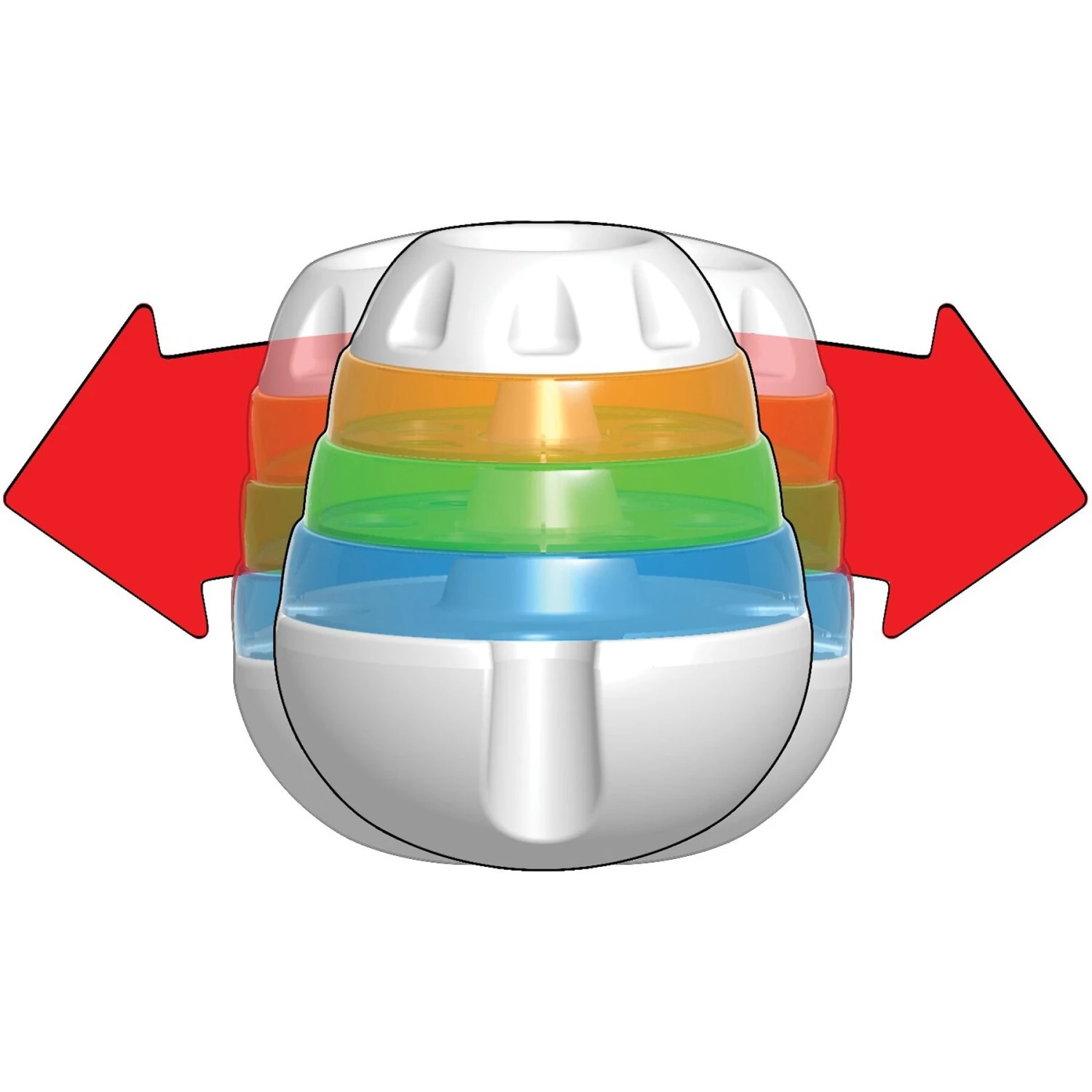 JW Pet Treat Tower Treat Dispensing Dog Toy 5 JW Pet Treat Tower Treat Dispensing Dog Toy - Image 3