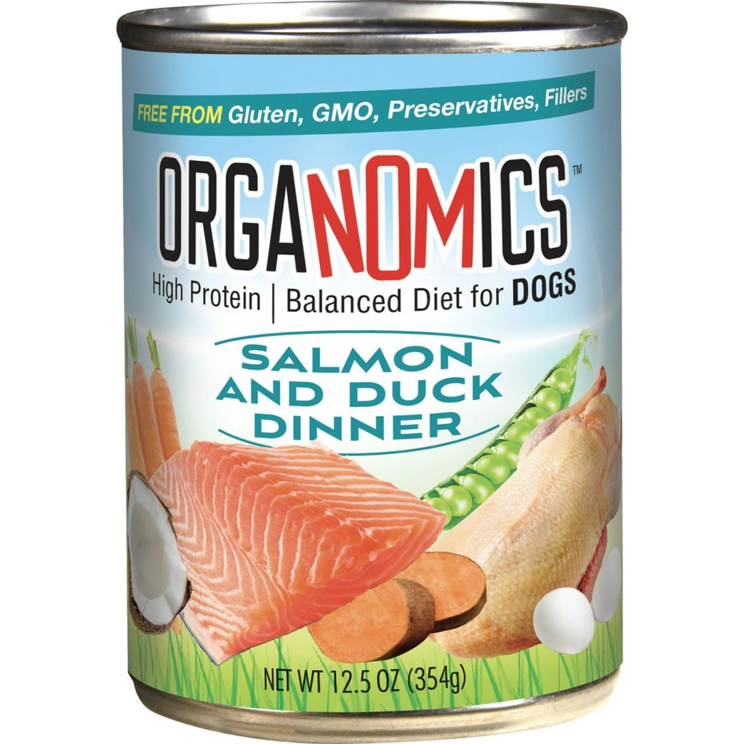 OrgaNOMics Salmon & Duck Dinner Grain-Free Pate Wet Dog Food 3 OrgaNOMics Salmon & Duck Dinner Grain-Free Pate Wet Dog Food