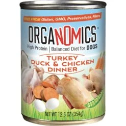 OrgaNOMics Turkey, Duck & Chicken Dinner Grain-Free Pate Wet Dog Food