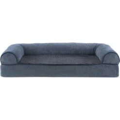 FurHaven Faux Fleece Orthopedic Bolster Cat & Dog Bed With Removable Cover 13 FurHaven Faux Fleece Orthopedic Bolster Cat & Dog Bed With Removable Cover -Blue Buffalos Shop 178112 PT2. AC SS1800 V1669921689