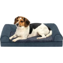FurHaven Faux Fleece Orthopedic Bolster Cat & Dog Bed With Removable Cover 14 FurHaven Faux Fleece Orthopedic Bolster Cat & Dog Bed With Removable Cover -Blue Buffalos Shop 178112 PT3. AC SS1800 V1669921689