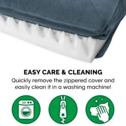 FurHaven Faux Fleece Orthopedic Bolster Cat & Dog Bed With Removable Cover 18 FurHaven Faux Fleece Orthopedic Bolster Cat & Dog Bed With Removable Cover -Blue Buffalos Shop 178112 PT7. AC SS1800 V1669921692