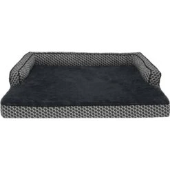 FurHaven Comfy Couch Cooling Gel Cat & Dog Bed With Removable Cover -Blue Buffalos Shop 178854 PT2. AC SS1800 V1613086901