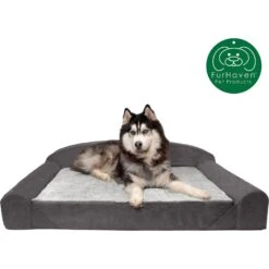 FurHaven Luxury Edition Orthopedic Bolster Cat & Dog Bed With Removable Cover 14 FurHaven Luxury Edition Orthopedic Bolster Cat & Dog Bed With Removable Cover -Blue Buffalos Shop 178891 PT3. AC SS1800 V1597084260
