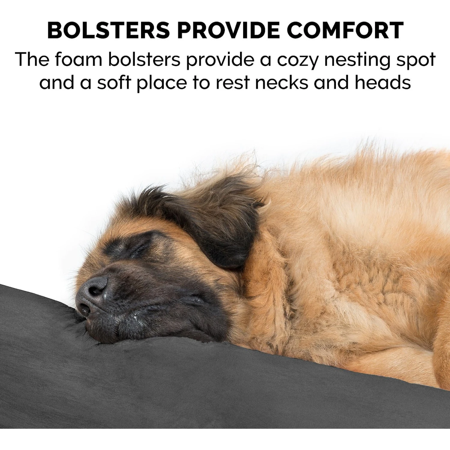 FurHaven Luxury Edition Orthopedic Bolster Cat & Dog Bed With Removable Cover 9 FurHaven Luxury Edition Orthopedic Bolster Cat & Dog Bed With Removable Cover - Image 7