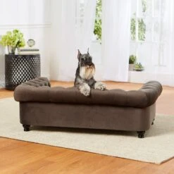 Enchanted Home Pet Wentworth Sofa Dog Bed With Removable Cover, Large, Charcoal Grey -Blue Buffalos Shop 180300 PT2. AC SS1800 V1563226411