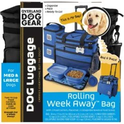 Mobile Dog Gear Rolling Week Away Dog Bag 11 Mobile Dog Gear Rolling Week Away Dog Bag -Blue Buffalos Shop 180507 pt4. AC SS1800 V1564598241