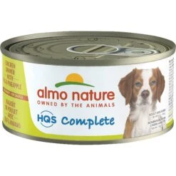 Almo Nature HQS Complete Chicken Dinner With Pineapple & Egg Canned Dog Food