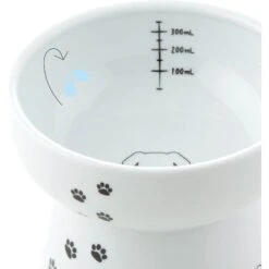 Necoichi Ceramic Elevated Dog Water Bowl, 12-oz -Blue Buffalos Shop 183509 PT3. AC SS1800 V1627495868
