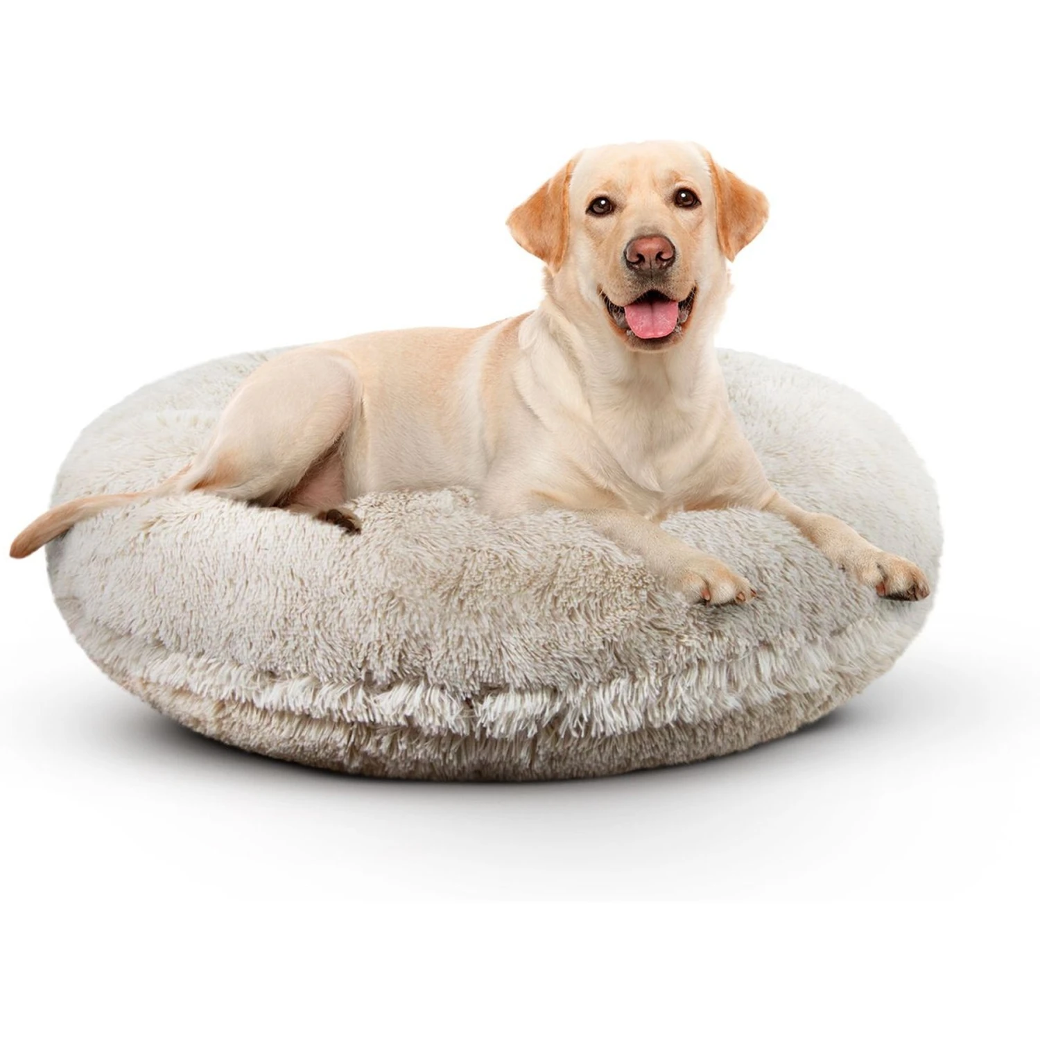 Bessie + Barnie Signature Short Shag Luxury Extra Plush Faux Fur Bagel Dog & Cat Bed 3 Bessie + Barnie Signature Short Shag Luxury Extra Plush Faux Fur Bagel Dog & Cat Bed