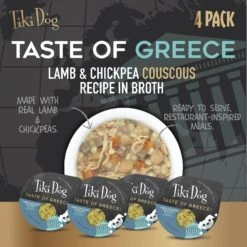 Tiki Dog Taste Of Greece Lamb, Couscous & Chickpea Recipe In Broth Wet Dog Food, 3-oz Cup, Case Of 4 13 Tiki Dog Taste Of Greece Lamb, Couscous & Chickpea Recipe In Broth Wet Dog Food, 3-oz Cup, Case Of 4 -Blue Buffalos Shop 186331 PT2. AC SS1800 V1576622110
