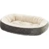 Ethical Pet Sleep Zone Quilted Oval Cuddler Bolster Dog Bed -Blue Buffalos Shop 189397 main. AC SS1800 V1565033250