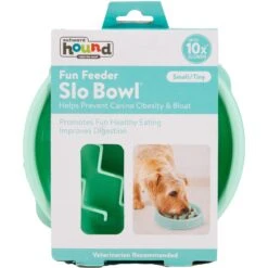 Outward Hound Non-Skid Plastic Slow Feeder Dog Bowl -Blue Buffalos Shop 190603 PT6. AC SS1800 V1694439693