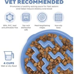 Outward Hound Fun Feeder Slow Feeder Dog Bowl -Blue Buffalos Shop 190604 PT2. AC SS1800 V1694286098