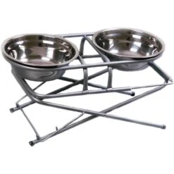 Etna 3 Step Adjustable Elevated Dog & Cat Bowls, 4-cup -Blue Buffalos Shop 191445 PT1. AC SS1800 V1566830319