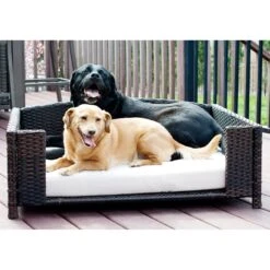 Iconic Pet Rattan Rectangular Sofa Cat & Dog Bed With Removable Cover, Espresso 10 Iconic Pet Rattan Rectangular Sofa Cat & Dog Bed With Removable Cover, Espresso -Blue Buffalos Shop 192464 PT3. AC SS1800 V1568755927