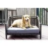 Iconic Pet Maharaja Rattan Sofa Cat & Dog Bed With Removable Cover, Caramel & Mocha -Blue Buffalos Shop 192468 main. AC SS1800 V1581434932