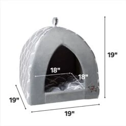 Best Pet Supplies Linen Tent Covered Cat & Dog Bed -Blue Buffalos Shop 193071 PT2. AC SS1800 V1703709048