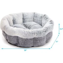 Best Pet Supplies Round Bolster Cat & Dog Bed -Blue Buffalos Shop 193151 PT3. AC SS1800 V1568065656