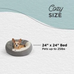 Best Friends By Sheri Cozy Cuddler Covered Cat & Dog Bed -Blue Buffalos Shop 193285 PT4. AC SS1800 V1579815193