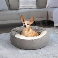 Best Friends By Sheri Cozy Cuddler Covered Cat & Dog Bed -Blue Buffalos Shop 193285 PT5. AC SS1800 V1566252899