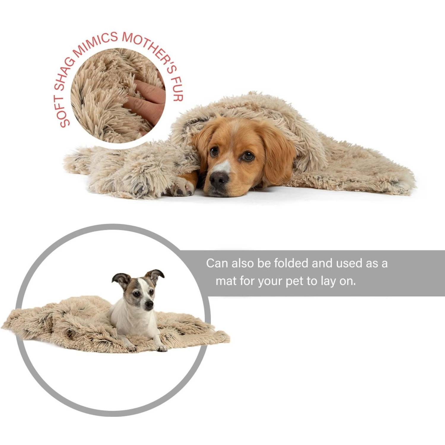 Best Friends By Sheri Throw Shag Dog & Cat Blanket 4 Best Friends By Sheri Throw Shag Dog & Cat Blanket - Image 2