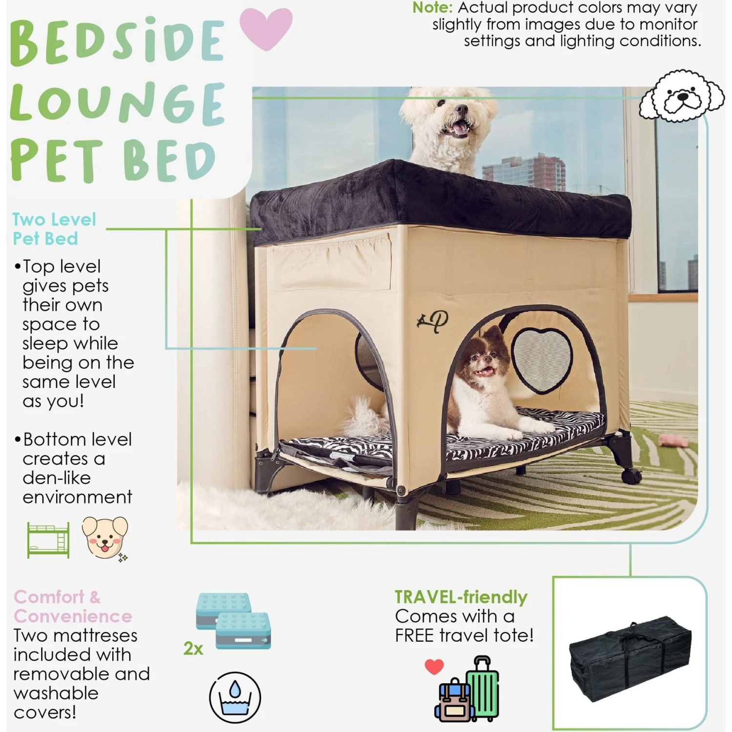 Petique Bedside Lounge Elevated Dog Bed 4 Petique Bedside Lounge Elevated Dog Bed - Image 2