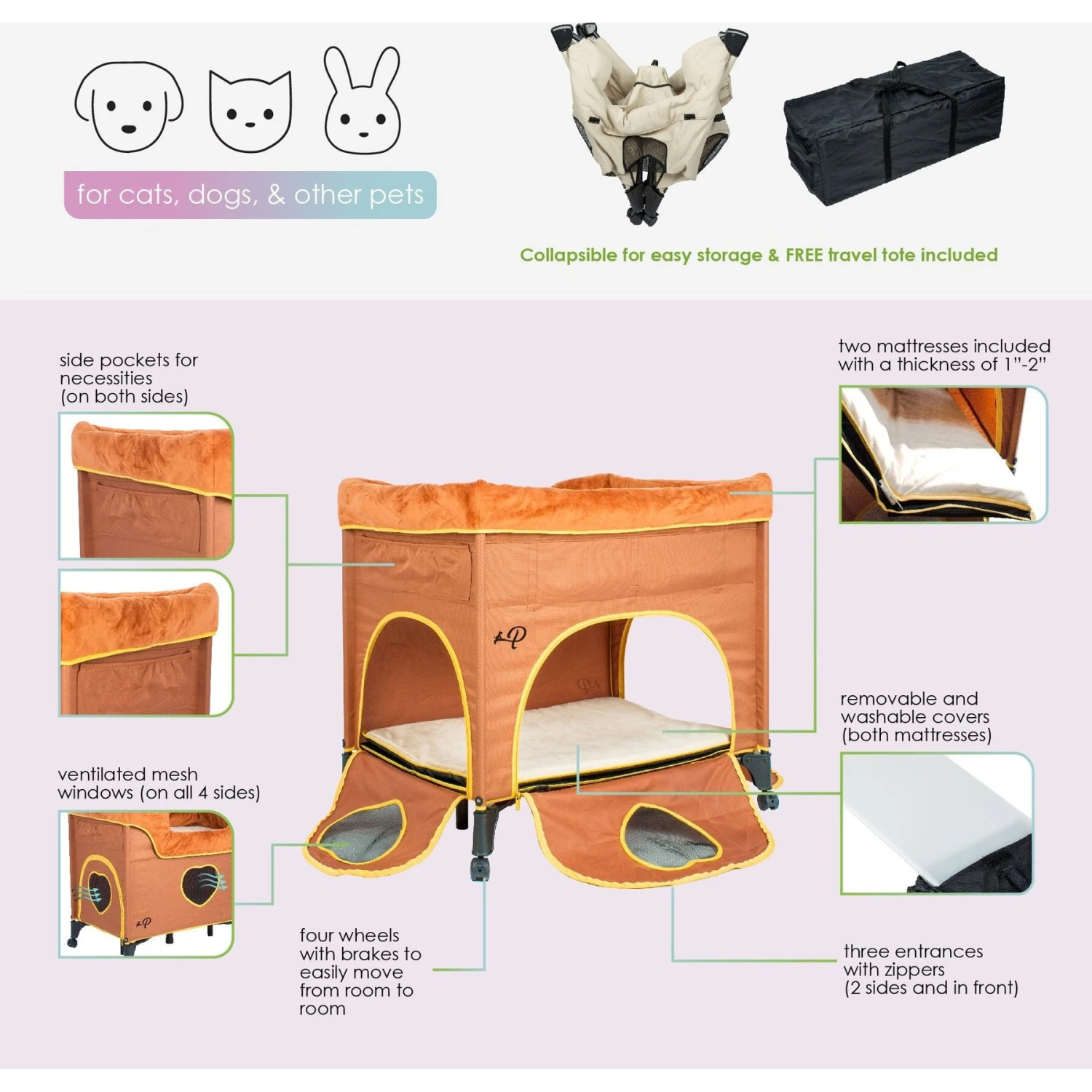 Petique Bedside Lounge Elevated Dog Bed 5 Petique Bedside Lounge Elevated Dog Bed - Image 3