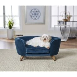 Enchanted Home Pet Romy Sofa Cat & Dog Bed With Removable Cover, Small -Blue Buffalos Shop 194188 PT2. AC SS1800 V1566415452