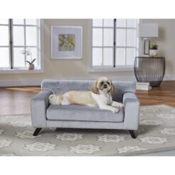 Enchanted Home Pet Mason Sofa Dog Bed With Removable Cover, Grey, Medium 7 Enchanted Home Pet Mason Sofa Dog Bed With Removable Cover, Grey, Medium -Blue Buffalos Shop 194195 PT2. AC SS1800 V1566415563