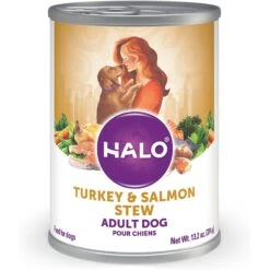 Halo Holistic Turkey & Salmon Recipe Adult Canned Dog Food
