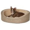 MidWest QuietTime Deluxe Hudson Bolster Cat & Dog Bed With Removable Cover