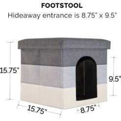 FurHaven House Footstool & Ottoman Dog & Cat Bed 13 FurHaven House Footstool & Ottoman Dog & Cat Bed -Blue Buffalos Shop 198861 PT3. AC SS1800 V1618280840