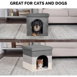 FurHaven House Footstool & Ottoman Dog & Cat Bed 14 FurHaven House Footstool & Ottoman Dog & Cat Bed -Blue Buffalos Shop 198861 PT4. AC SS1800 V1618279921