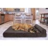 FurHaven Chaise Lounge Orthopedic Cat & Dog Bed With Removable Cover