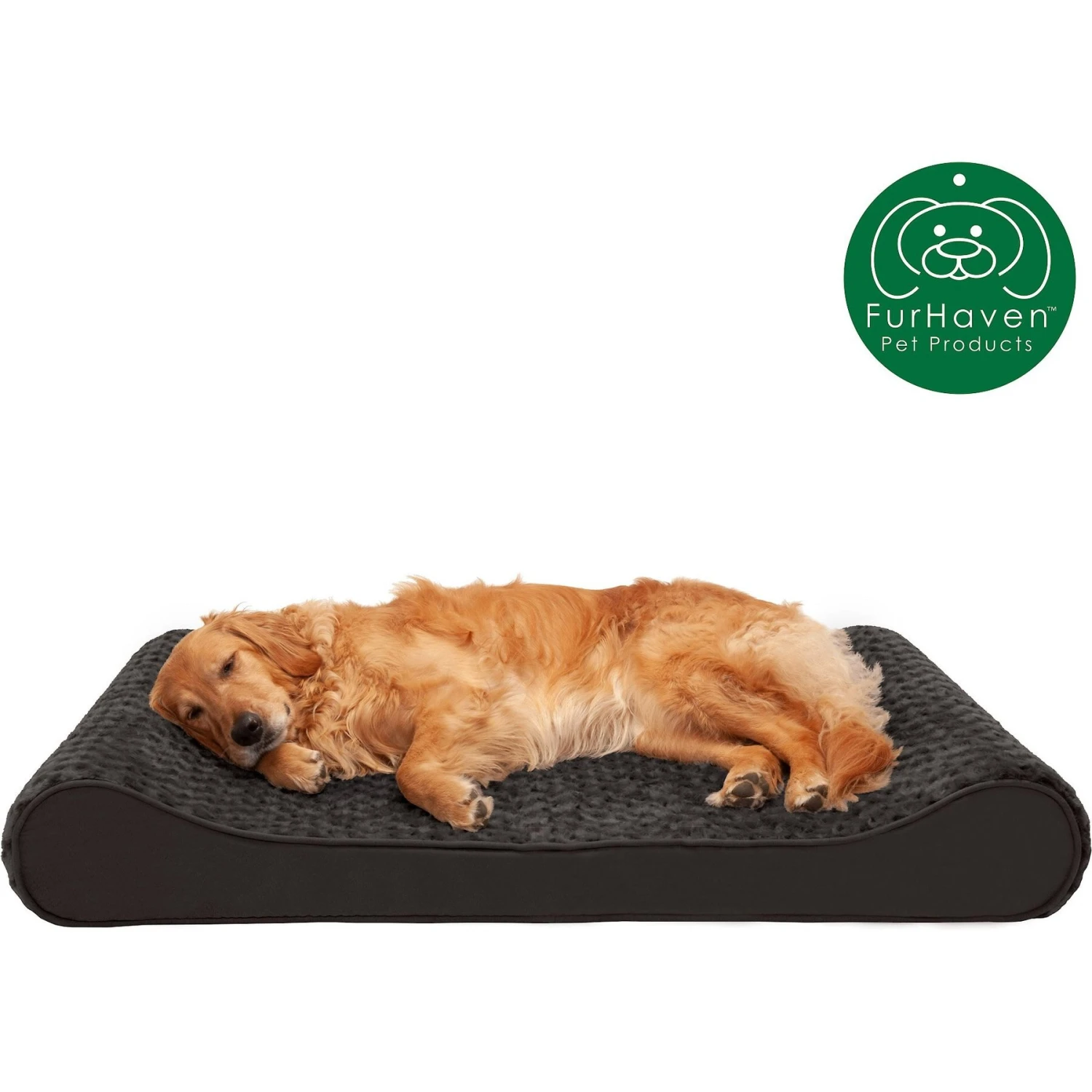 FurHaven Ultra Plush Luxe Lounger Cooling Gel Dog Bed With Removable Cover 6 FurHaven Ultra Plush Luxe Lounger Cooling Gel Dog Bed With Removable Cover - Image 4