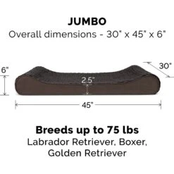 FurHaven Ultra Plush Luxe Lounger Cooling Gel Dog Bed With Removable Cover 15 FurHaven Ultra Plush Luxe Lounger Cooling Gel Dog Bed With Removable Cover -Blue Buffalos Shop 198957 PT4. AC SS1800 V1627609274