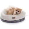 K&H Pet Products Thermo-Snuggle Cup Bomber Heated Dog & Cat Bed -Blue Buffalos Shop 199100 MAIN. AC SS1800 V1647915129