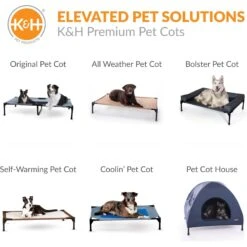 K&H Pet Products Original Indoor/Outdoor Covered Elevated Dog Bed, Navy Blue 15 K&H Pet Products Original Indoor/Outdoor Covered Elevated Dog Bed, Navy Blue -Blue Buffalos Shop 199139 PT7. AC SS1800 V1627946858