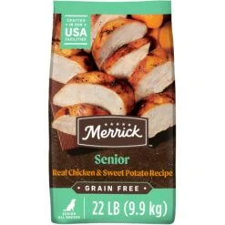 Merrick Grain-Free Senior Dry Dog Food Real Chicken & Sweet Potato Recipe