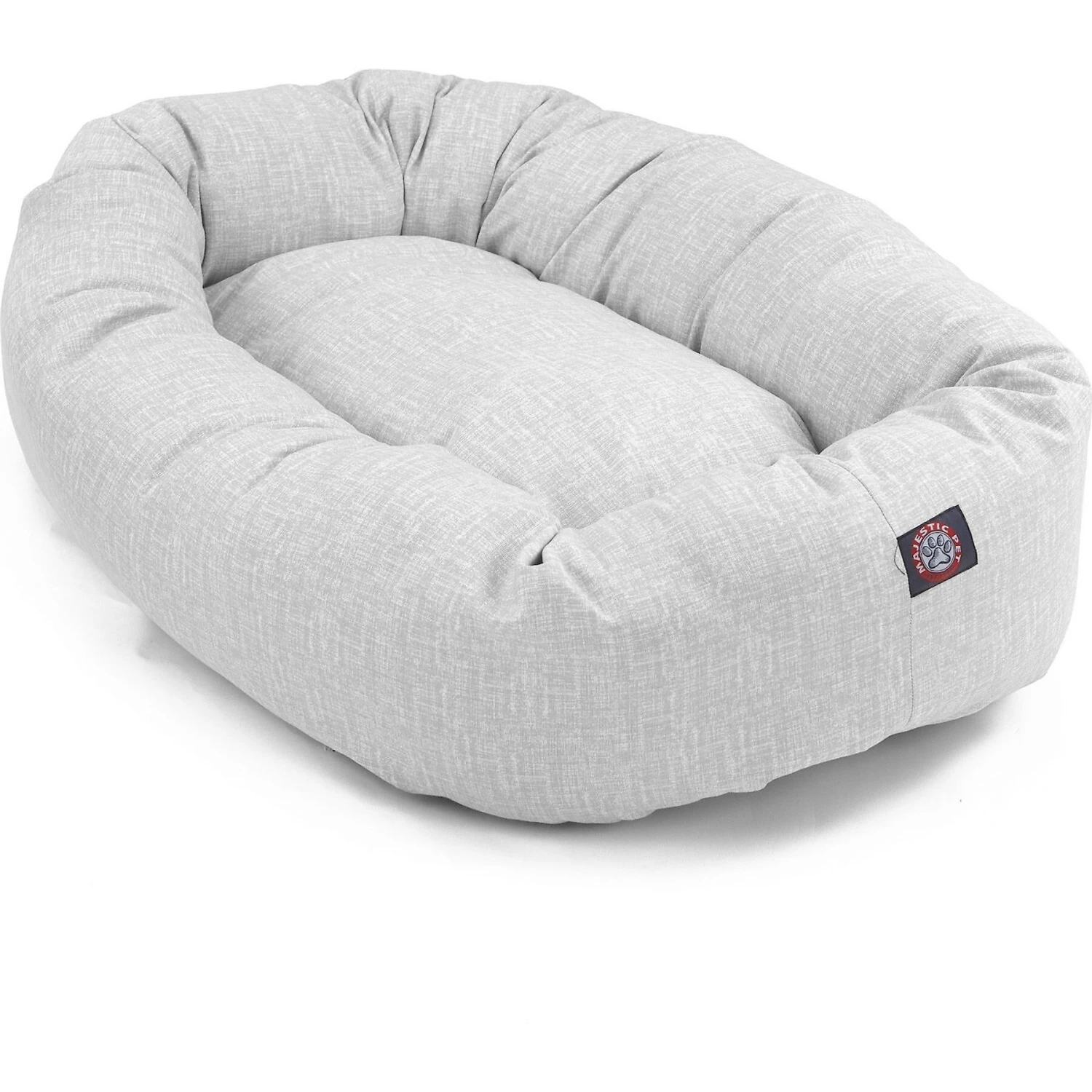 Majestic Pet Palette Heathered Bagel Bolster Dog Bed 5 Majestic Pet Palette Heathered Bagel Bolster Dog Bed - Image 3