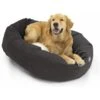 Majestic Pet Velvet Sherpa Bagel Bolster Dog Bed