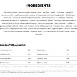 Go! Solutions Sensitivities Limited Ingredient Venison Grain-Free Dry Dog Food -Blue Buffalos Shop 201993 PT3. AC SS1800 V1638843391