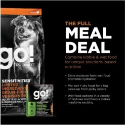 Go! Solutions Sensitivities Limited Ingredient Venison Grain-Free Dry Dog Food -Blue Buffalos Shop 201993 PT6. AC SS1800 V1638833244