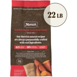 Merrick Grain-Free Dry Dog Food Real Bison, Beef & Sweet Potato Recipe -Blue Buffalos Shop 203397 PT1. AC SS1800 V1696442433