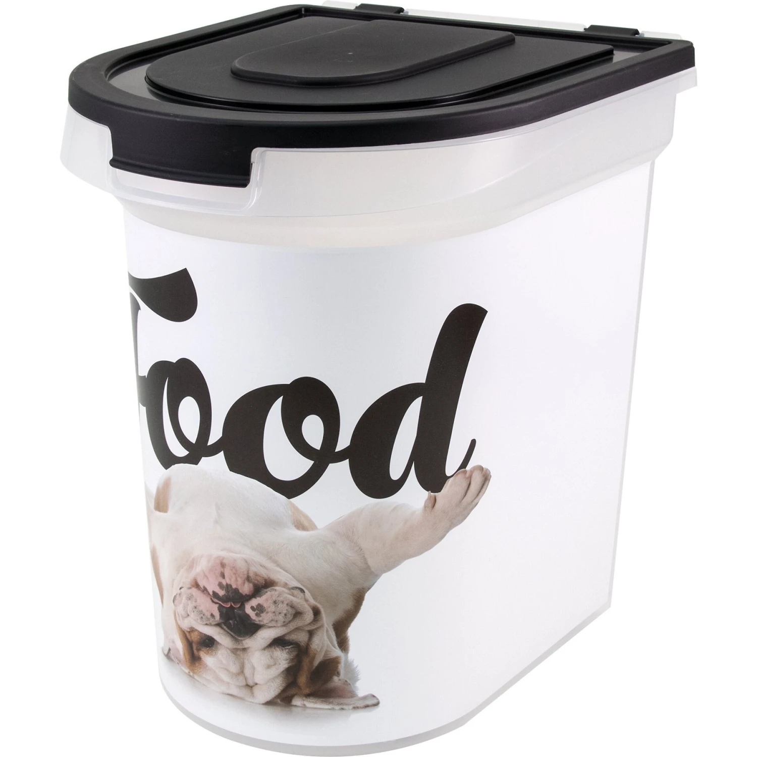 Paw Prints Bulldog Pet Food Storage Container, 26-lb 7 Paw Prints Bulldog Pet Food Storage Container, 26-lb - Image 5
