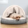 FurHaven Faux Sheepskin Snuggery Memory Top Cat & Dog Bed With Removable Cover -Blue Buffalos Shop 206661 MAIN. AC SS1800 V1617149841
